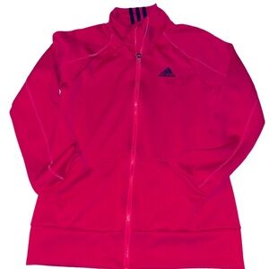 Adidas Climalite Full Zip Mock Neck Tracksuit Top